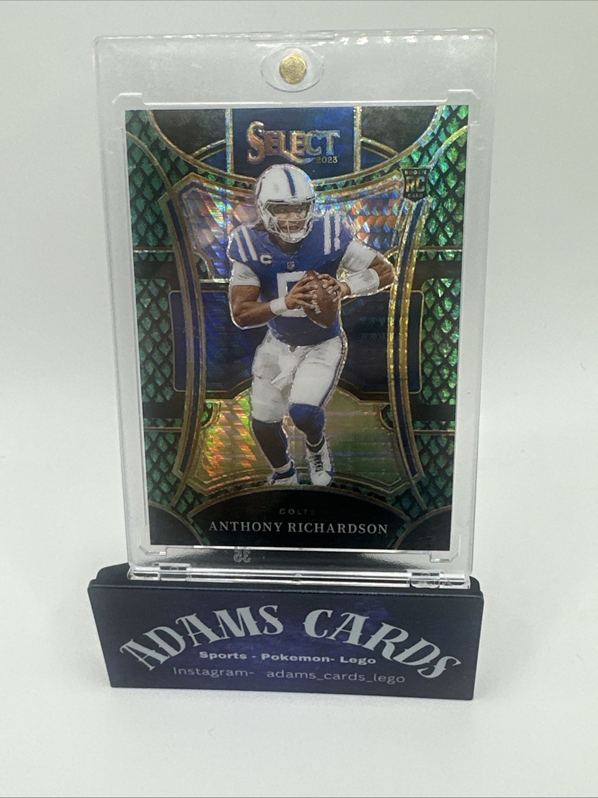 2023 Panini Select - Suite Level Anthony Richardson #440 Dragon Scale Prizm /70