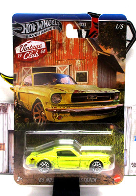 2026 Hot Wheels Silver Series Vintage Club '65 Ford Mustang 2+2 Fastback!