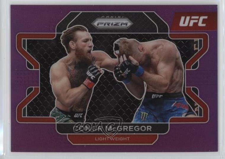 2022 Panini Prizm UFC Purple Prizm 52/149 Conor McGregor #39 3hd