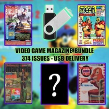374 ISSUES Ultimate Video Game Magazine Bundle on USB