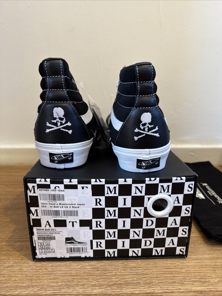 Vans Vault X Mastermind Japan SK8-Hi Bolt LX - UK Size 8 | eBay UK