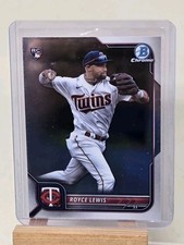Royce Lewis Rookie Card RC 2022 Bowman Chrome. rookie card picture