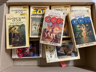 Lot of 24 GOR High Fantasy book by John Norman 1970s 80s DAW Ballantine