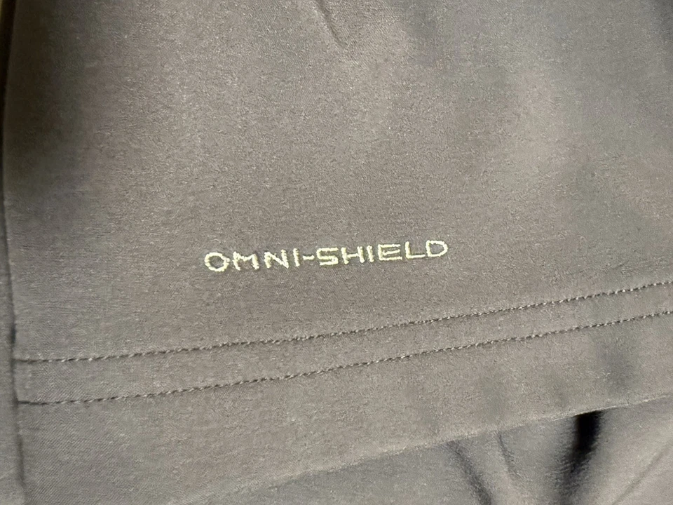 Pantalones Columbia Omni-Shield para mujer talla pequeña gris forrados bolsillos elásticos en la cintura Foto 3 de 4