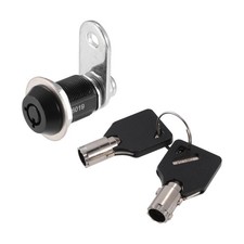 RV Campervan Lock Set 2 Keys Inner Storage Door Toolbox Zinc Alloy 7/8 Inch