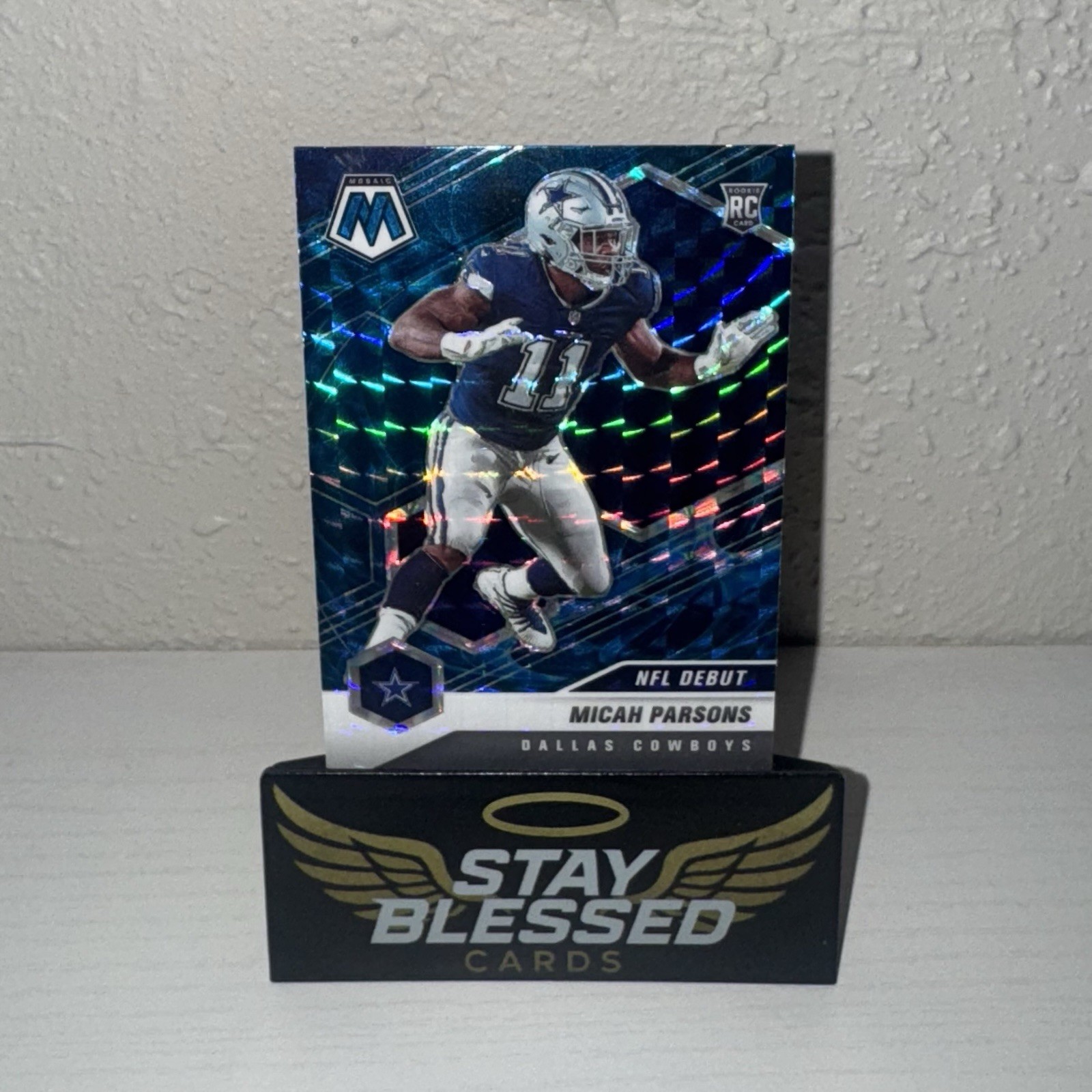 2021 Panini Mosaic - NFL Debut Micah Parsons (RC) #257 Genesis Case Hit SSP