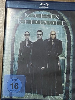 Matrix Reloaded (2003) Blu-ray, Keanu Reeves, Laurence Fishburne, gebraucht