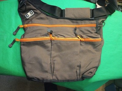 Diaper Dude Dad Diaper Bag Brown Orange Heavy Duty Multi Pocket Bag 