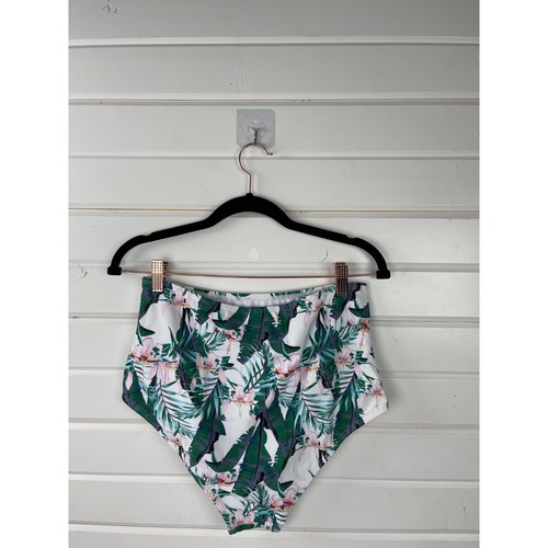 XL High Waist Size 12 Bikini Bottom Swimwear Hipster Bikini Brief Swim Shorts - Picture 2 of 7