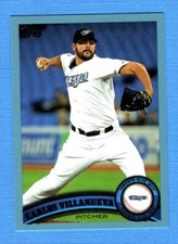 2011 Topps Update Wal-Mart Blue Border #US99 Carlos Villanueva Blue Jays