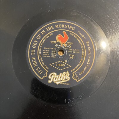 Pathe 10005 Roy Grant Scotch Comedian Orch. Just A Wee Drop O' Toddy