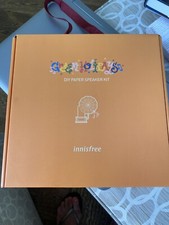 Innisfree Green Holidays Yellow DIY Paper Speaker Kit New 