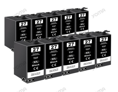 Patronen Schwarz XXL kompatibel für Epson 27XL WF 3620 3640 7110 7210 7610 7620