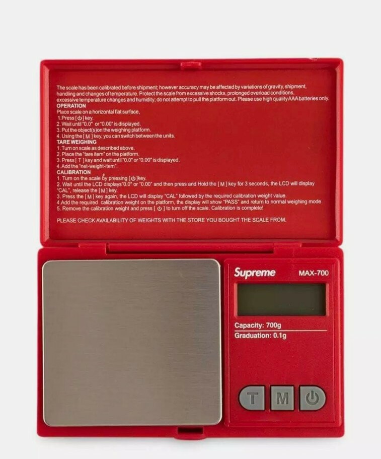 Supreme × AWS MAX-700 Digital Scale 【公式通販】