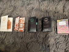 5-Piece Gucci Flora, Bloom, Guilty Black, etc. Perfume Sample Kit Gift Set   