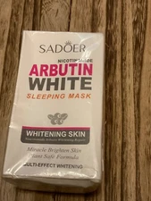 SADOER Niacinamide Arbutin Moisturizing Hydrating Anti-Aging Face Sleeping Mask