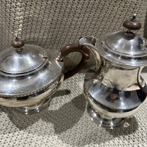 Silberteller Vintage Art Deco antike Teekanne und heißes Wasser - Bild 6 von 19