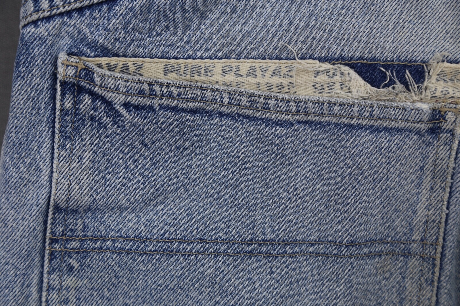 Vintage 1990's Men's Pure Playaz Jean Shorts Bagg… - image 12