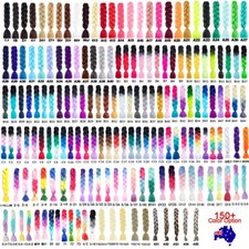 JUMBO Braiding Hair 60cm Hair Extensions Synthetic Fiber Crochet Braid AD