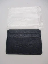 New! Longines Swiss Watch Company Warranty Guarantee Cards Card Holder Wallet