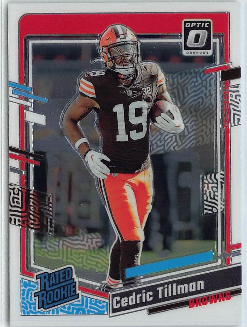 2023 Panini Donruss Optic Cedric Tillman Rookie Card Base Cleveland Browns #224