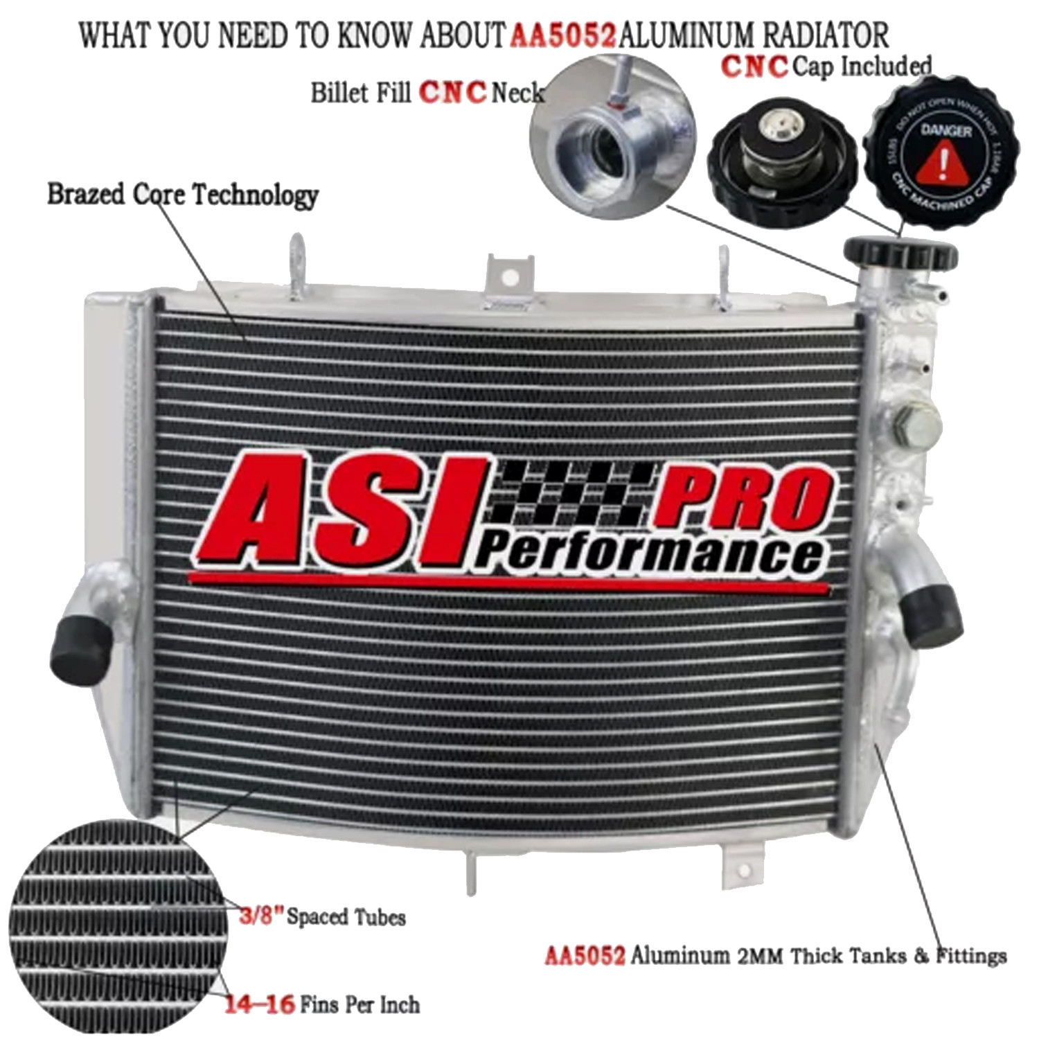 Radiateur Suzuki GSXR 750 Pièce Moto Refroidissement Eau Alu 2005