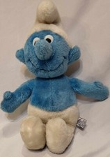 Vintage 1981 Wallace Berrie Peyo Smurf Plush 13" Tall