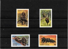 Sellos -Sierra Leona-Animales