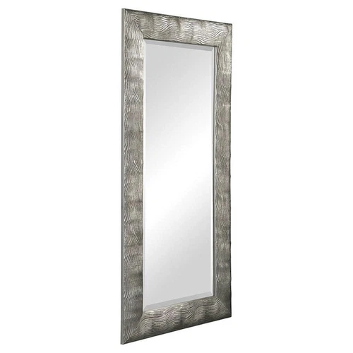 Uttermost Maeona Contemporary MDF Wood Decorative Mirror in Silver - Picture 3 of 7