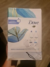 Dove Gently Nourishing gentle scrub Body Wash Collection Gift Set Box