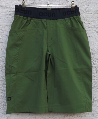 Ocun Mania Shorts Men Climbing Shorts for Men Green Lime II