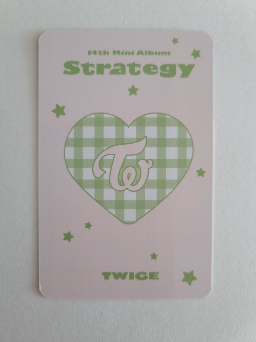 TWICE Tincase photocard set Strategy 14th Mini Album STRATEGY