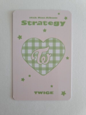 TWICE Tincase photocard set Strategy 14th Mini Album STRATEGY