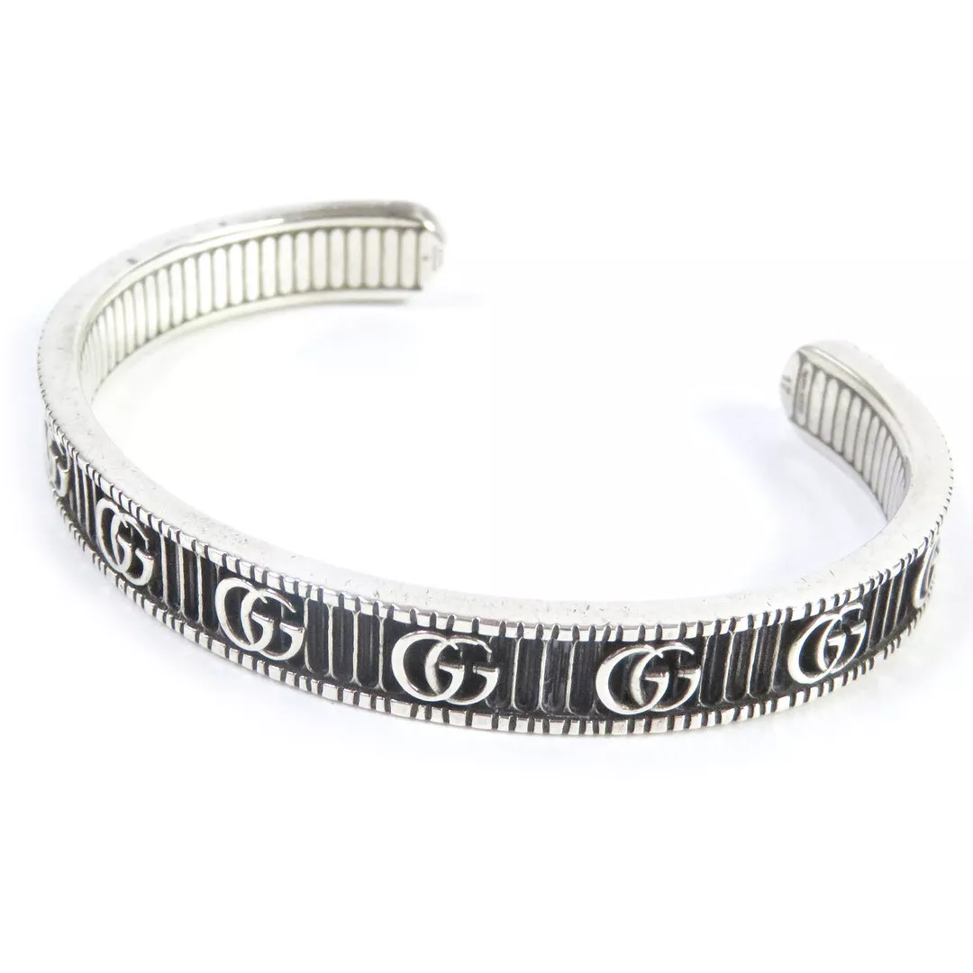 Gucci Bracelet Bracelet Argent GG Marmont Accessoires Femme Du Japon Occasion