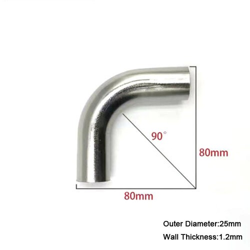 Raccordo gomito curva tubo scarico mandrino acciaio inox 304 90 gradi 6-63 mm OD - Foto 28 di 42