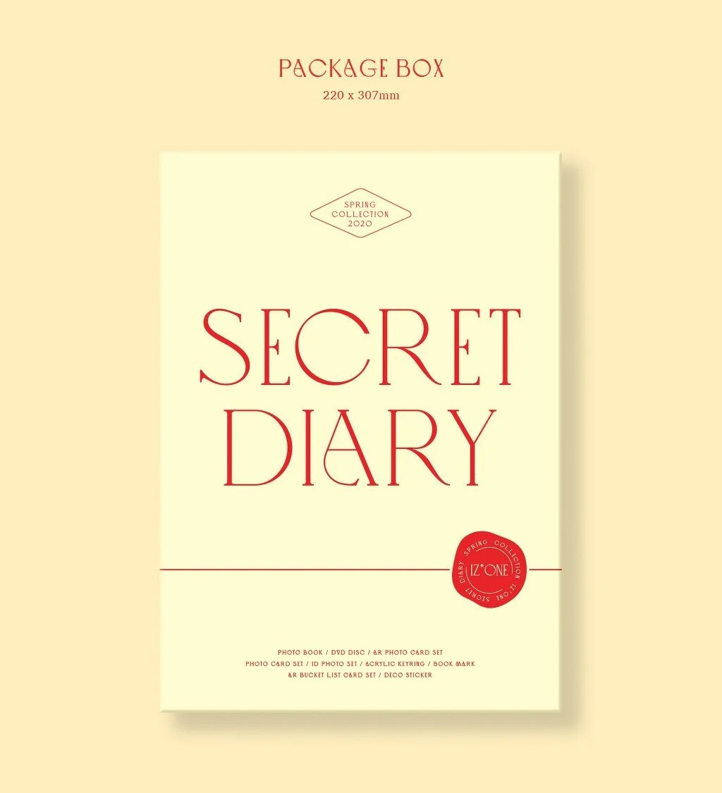 IZ*ONE [SECRET DIARY] Spring Collection Photo Book Package IZONE