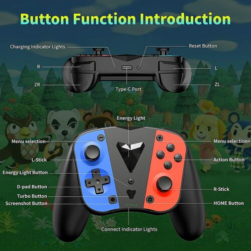 Wireless Controller for N-Switch/Switch Lite, RegeMoudal Switch Pro Controller w - Picture 5 of 6