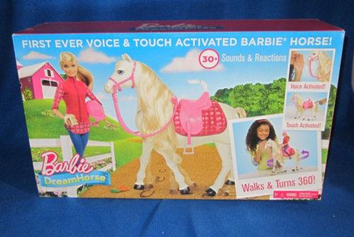 Barbie Dreamhorse Voice Activated With Blonde Doll FTF02 NEW
