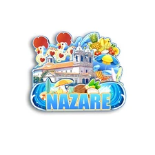 Nazare PORTUGAL Refrigerator magnet 3D travel souvenirs wood craft gifts