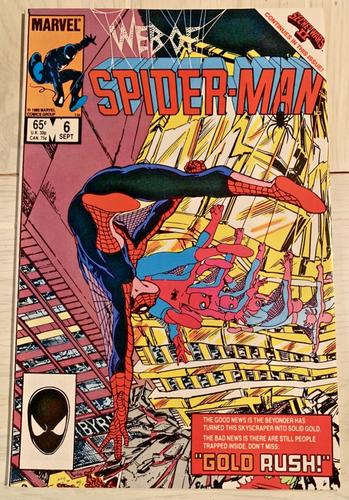 Marvel Comics Web of Spiderman #6 (Sept 1985)