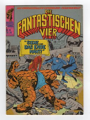 1965 MARVEL FANTASTIC FOUR #43 APPEARANCE OF FRIGHTFUL FOUR KEY RARE GERMAN