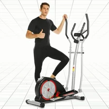 Magnetic Elliptical Exercise Bike Fitness Training Machine Home Cardio Fitness#