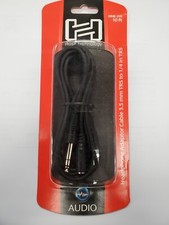 Hosa Technology MHE-310 Headphone Adaptor Cable 3.5mm TRS to 1/4in TRS, 10ft
