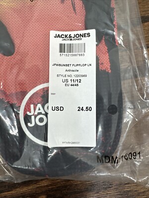 NEW JACK & JONES Premium Flip Flops Sandal Lot Of 5 SZ 7-12  display picture 3