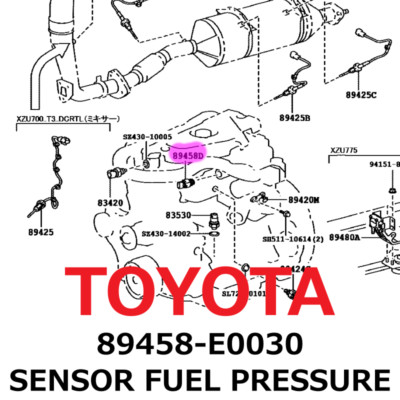 NEW】Toyota Genuine COASTER DYNA TOYOACE SENSOR FUEL PRESSURE