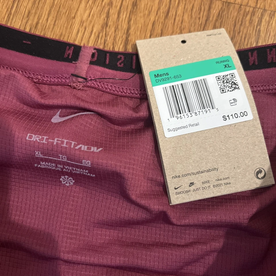 Men Nike Dry ADV Run Division  4" Brief-Lined Running Shorts DV9291-653 Size XL - Image 4 of 4