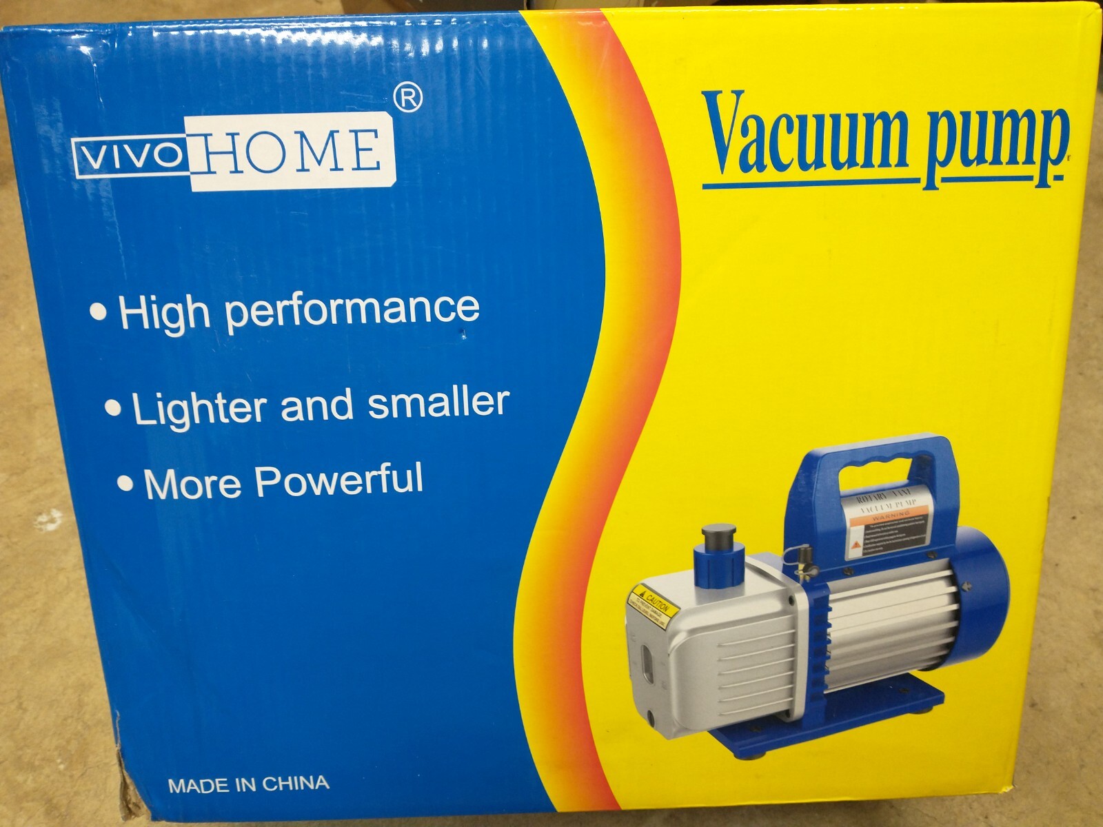 VivoHome Air Vacuum Pump & AC Manifold Gauge Set Kit VP125 110V 60Hz 1