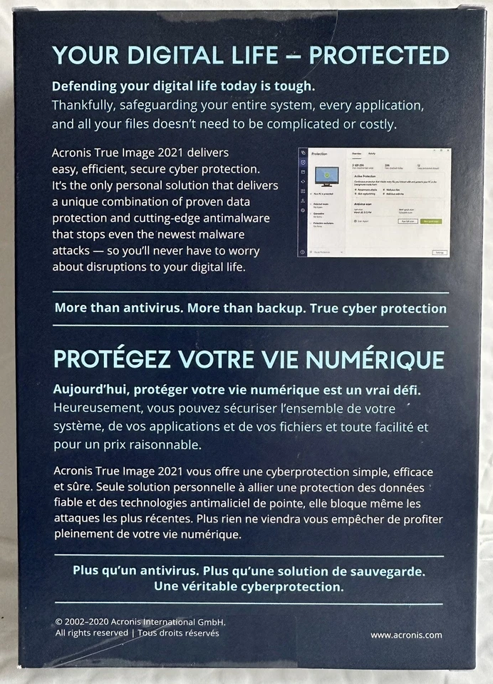 Acronis True Image Premium Protection Subscription 1 Computer + 1 TB Acronis Clo - Image 2 of 3