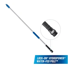 Unger 48 in. Water Professional-grade Flow Pole Aluminum with Lock-On Feature