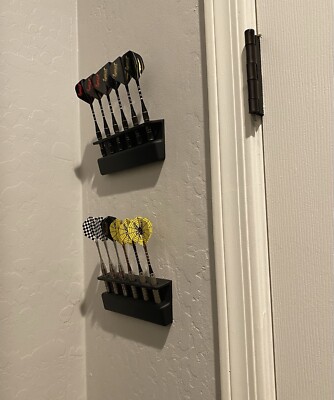 Dart Set Holder Rack Stand Wall Mount Soft Tip Steel Tip - Color options